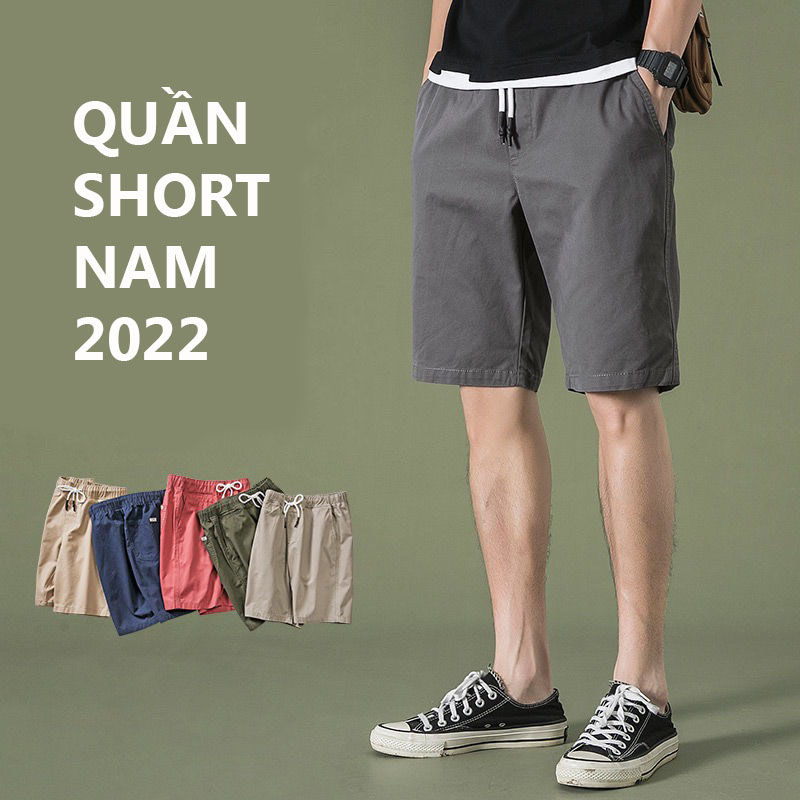 Quần short kaki nam 2022