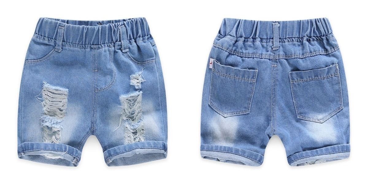 Quần short jeans icon ngộ nghĩnh trẻ em từ 80-140cm