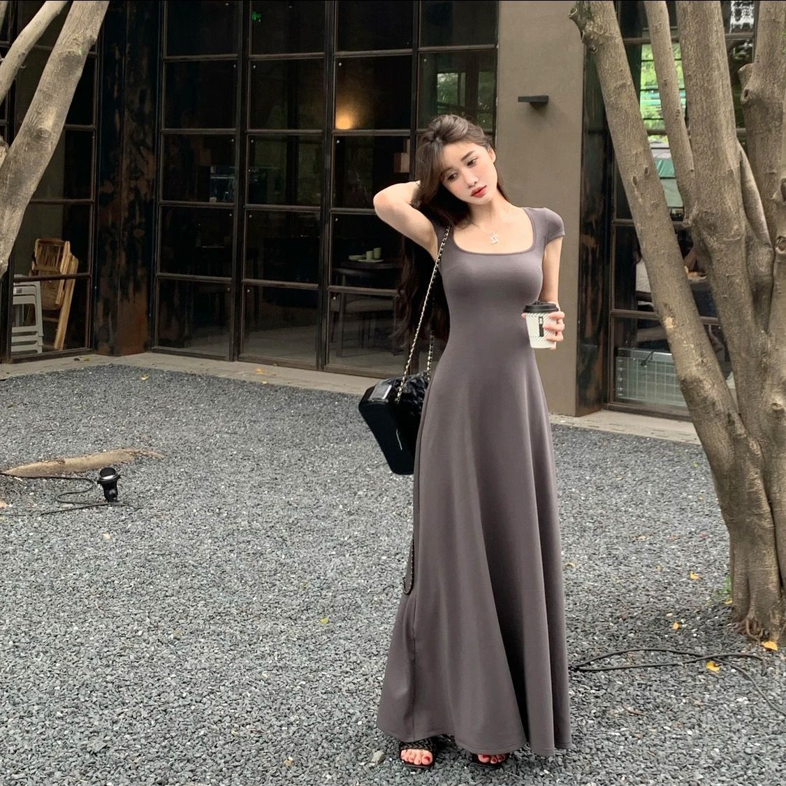 váy ngắn màu xám cho phụ nữ voan váy xếp li in váy ngắn| Alibaba.com