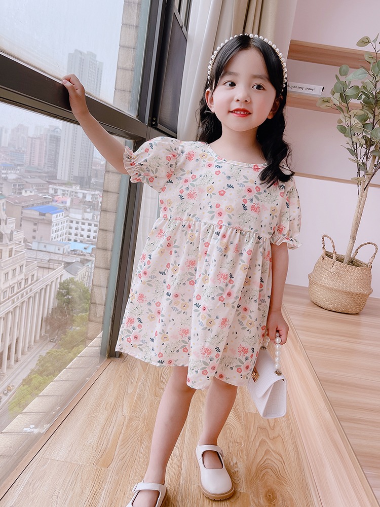  váy hoa bé gái 2022 Hàn Quốc
