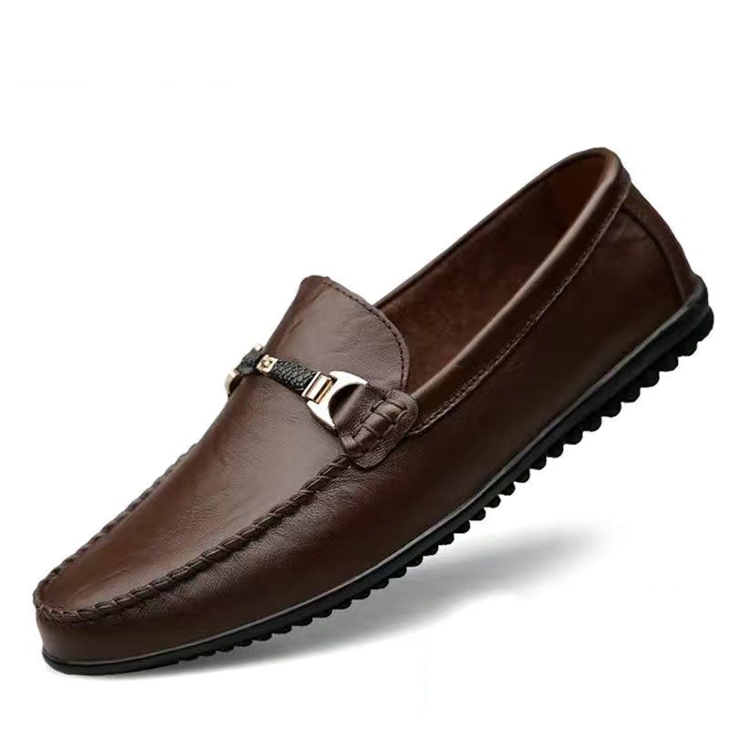 Giày lười da bò 2 lớp dành cho nam giới -2111251345