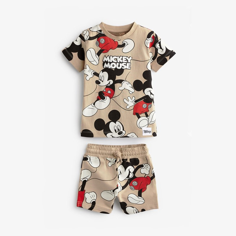 Bộ quần áo ngắn tay Mickey trẻ em