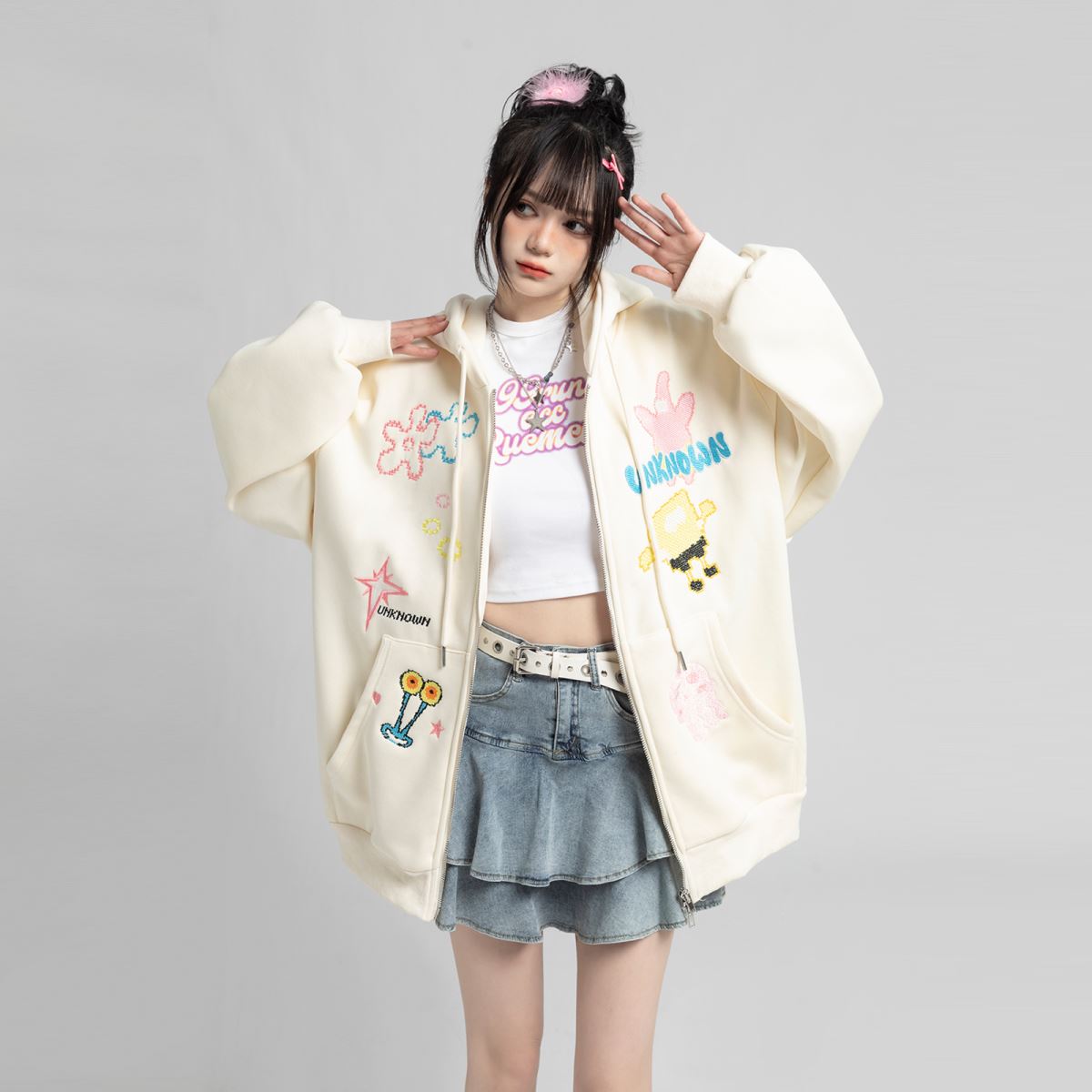 Áo khoác cardigan nữ TARASAER Nhật Bản dáng rộng