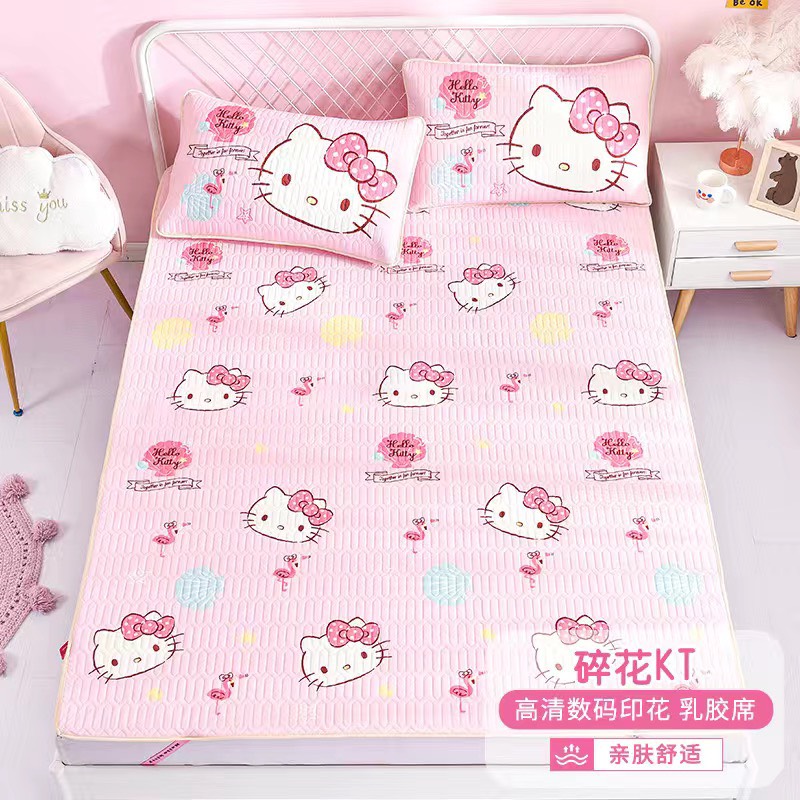 Set thảm trải giường Hello Kitty 180*200cm